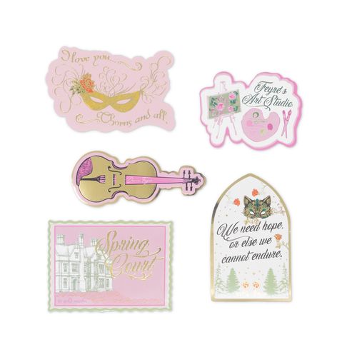 Jumbo Sticker Set, Spring Court