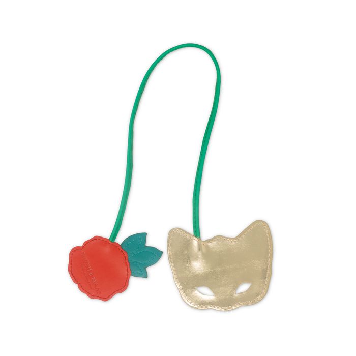 Leatherette Bag Charm, Mask