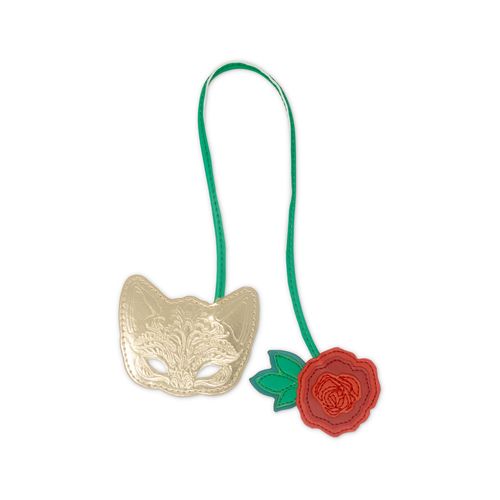 Leatherette Bag Charm, Mask