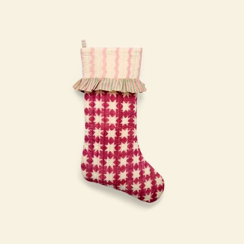 Quilted Christmas Stocking | Carousel Jam