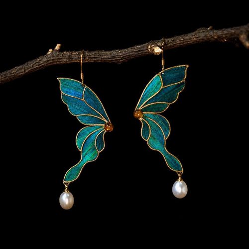 Art Nouveau Butterfly Drops