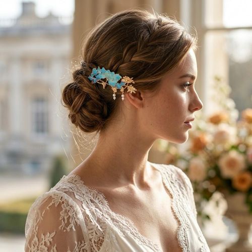 Vintage Floral Hairpin