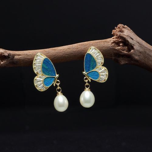 Butterfly Pearl Drops