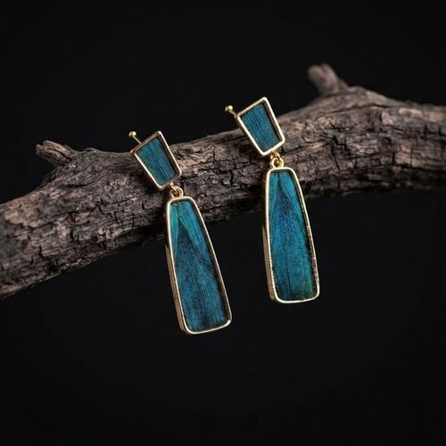 Geometric Drop Earrings