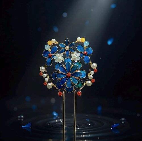 Fine Floral Hair Pin