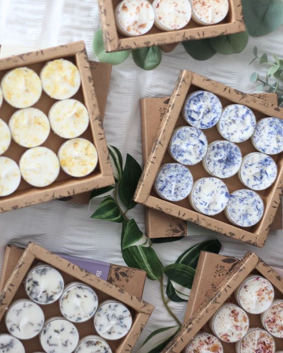Woodland Warmth Tea Light Set – 9 Pack