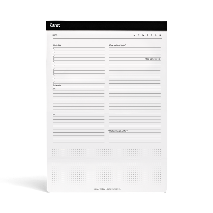A4 Daily Action Pad
