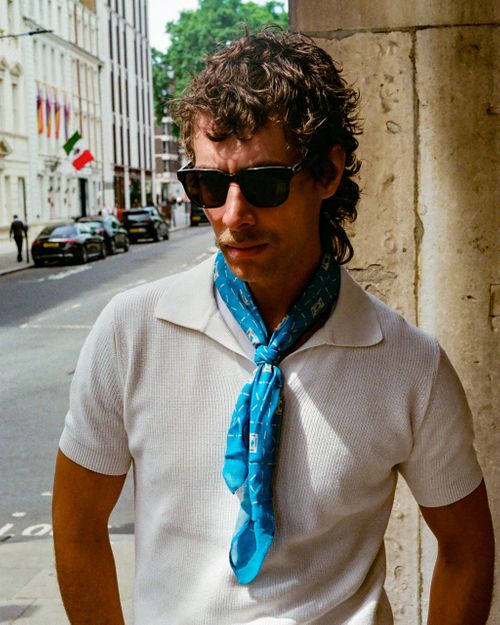 Diamonds in Pacific - Bohemian Style Bandana