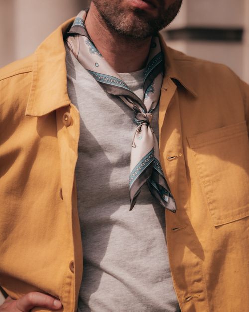 Silk Neckerchief - Belgravia | Khaki