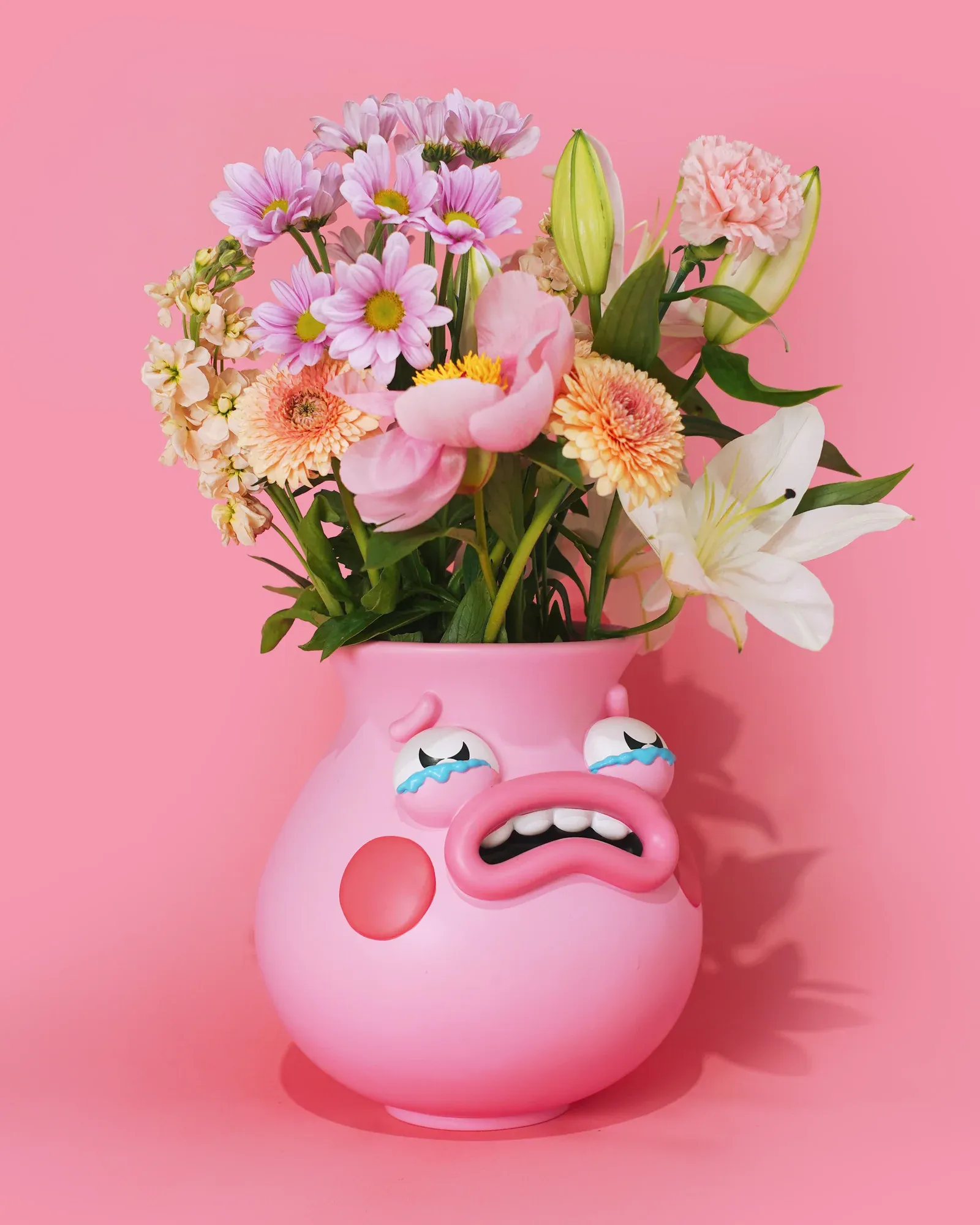 PINK SAD VASE