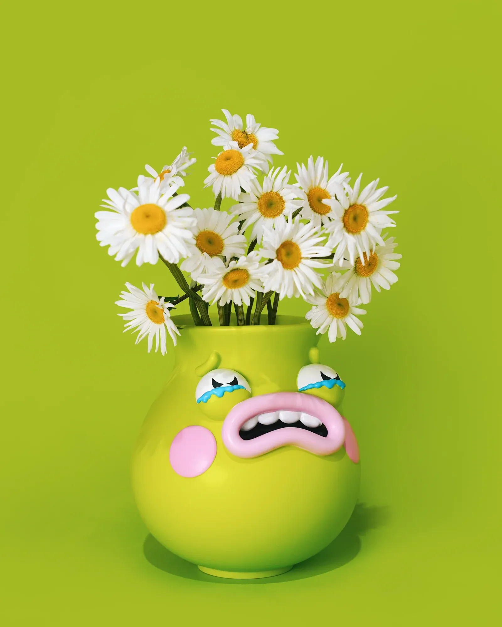 LIME SAD VASE
