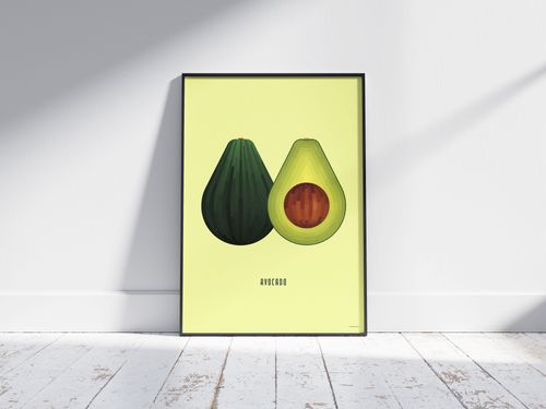 Avocado Art Print