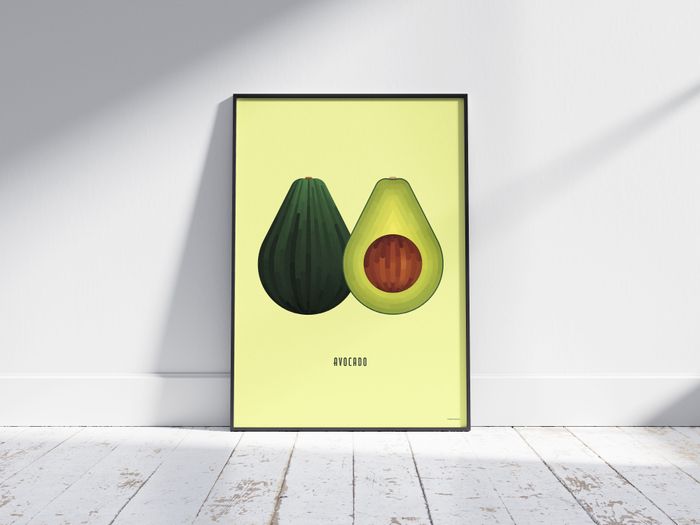 Avocado Art Print