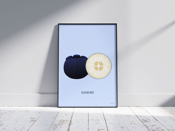 Blueberry Art Print