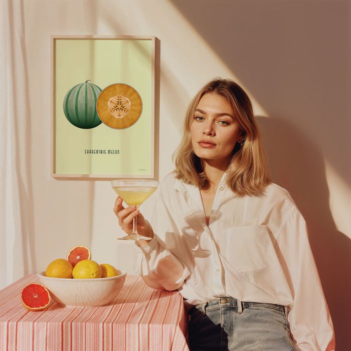 Charentais Melon Art Print