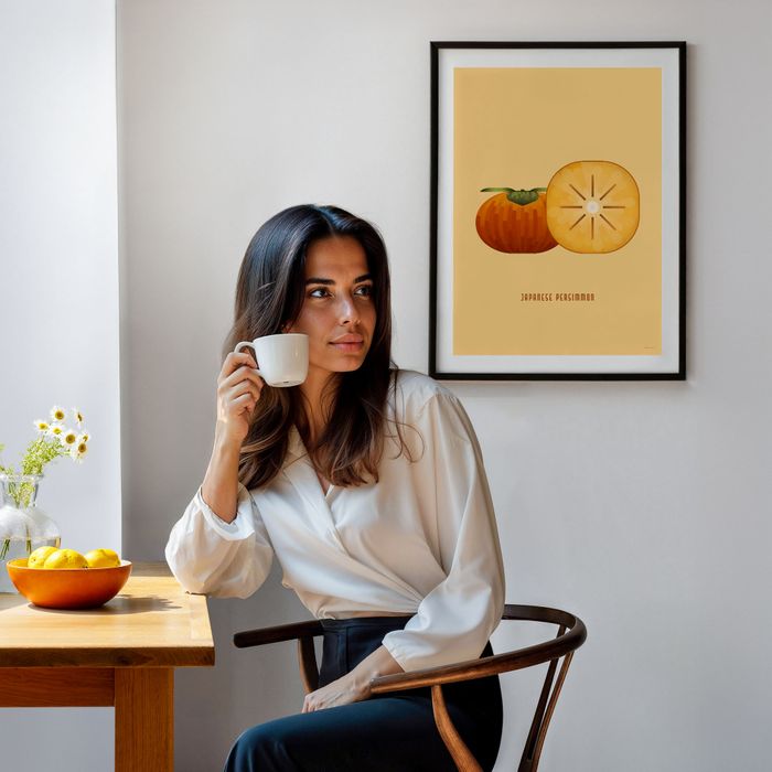 Japanese Persimmon Art Print