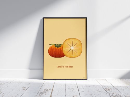 Japanese Persimmon Art Print