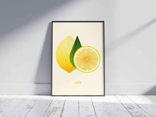 Lemon Art Print