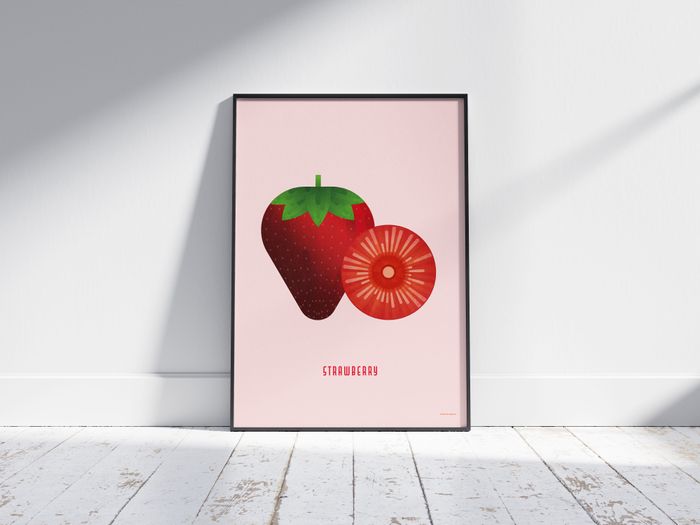 Strawberry Art Print