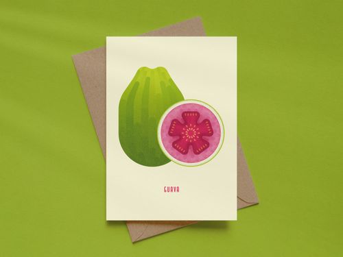Guava Greeting Card