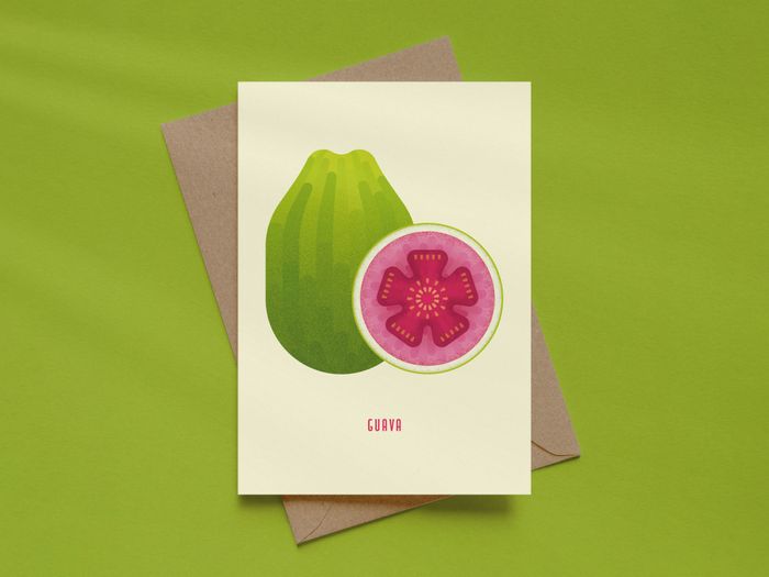 Guava Greeting Card