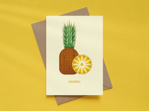 Pineapple Greeting Card