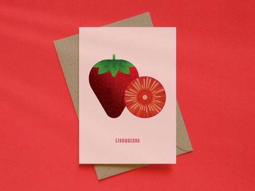 Strawberry Greeting Card