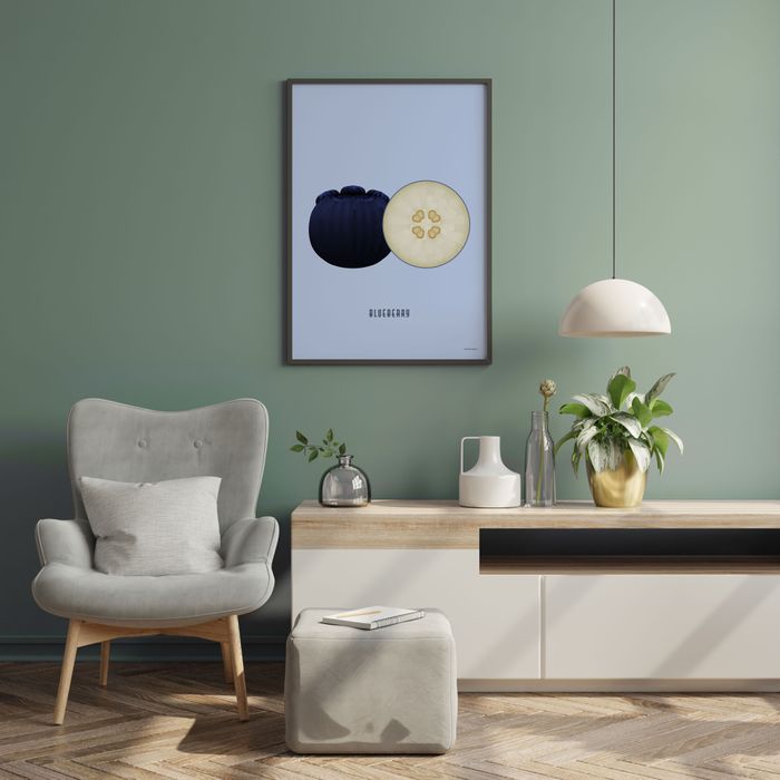 Blueberry Large Poster