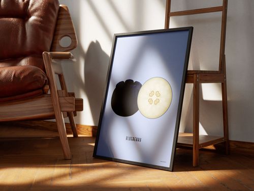 Blueberry Large Poster