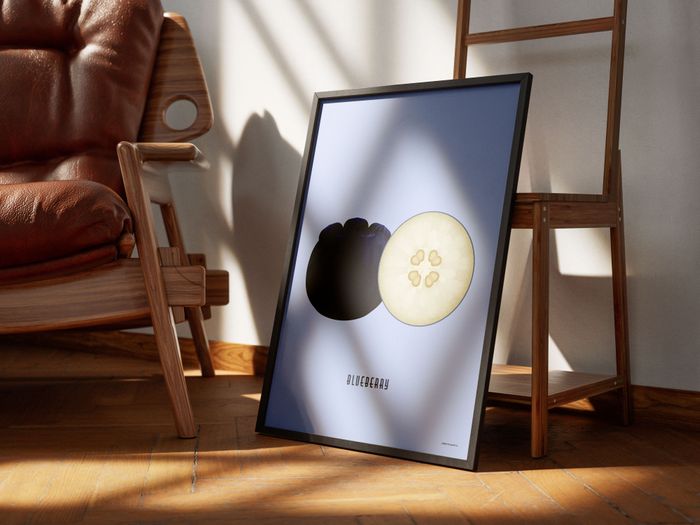 Blueberry Large Poster