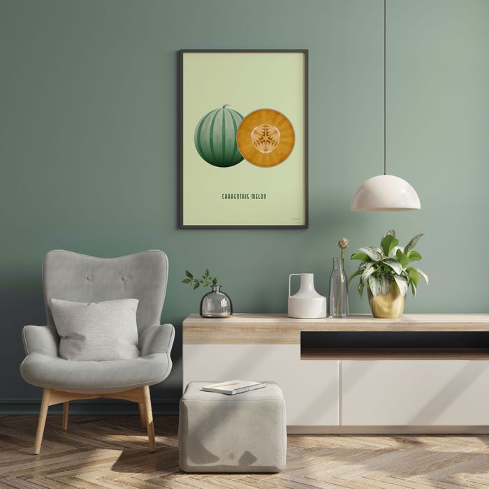Charentais Melon Large Poster