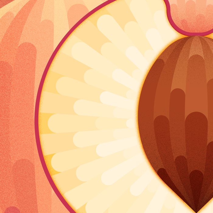 Peach Large Poster