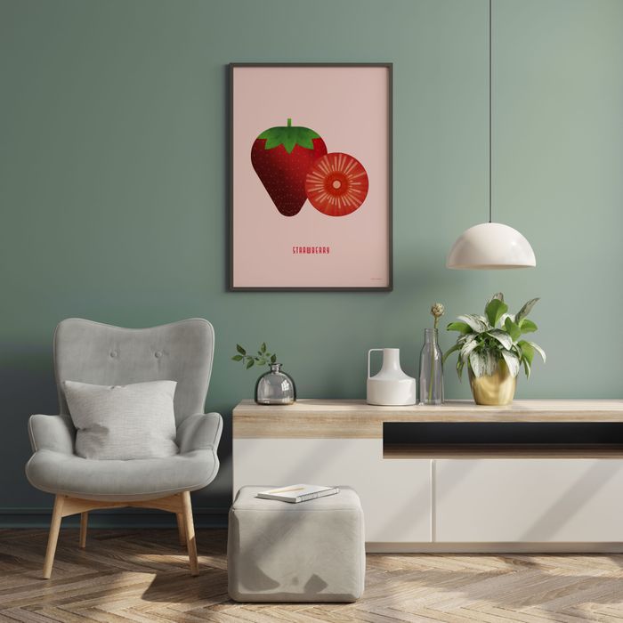 Strawberry Large Poster