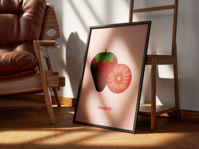 Strawberry Large Poster