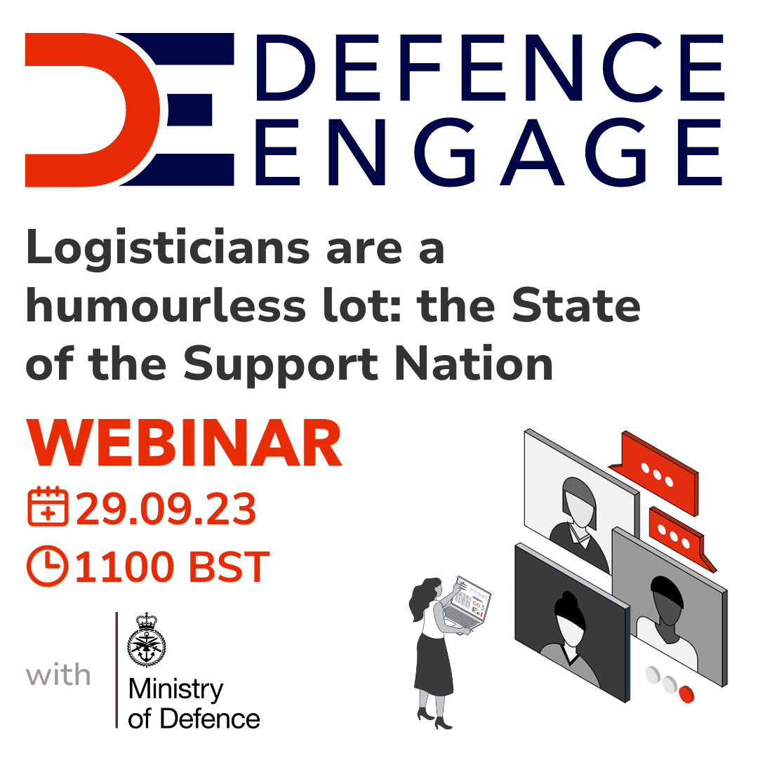 Defence Engage Webinar MOD logistics and support