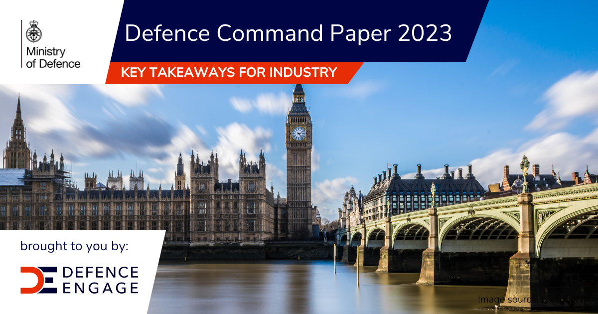 UK MOD Defence Command Paper 2023 Key Takeaways For Industry   Defence Engage   Defence Command Paper   Social Image 