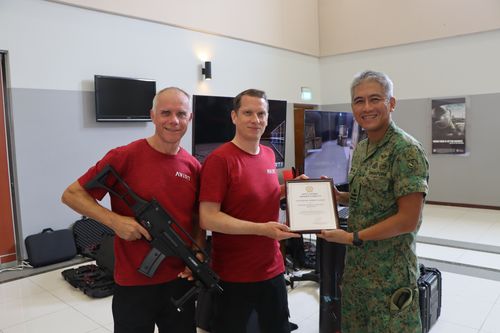 AVRT are delighted to be working alongside the Singapore Army