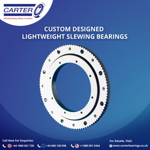 Carter's Lightweight Slewing Rings Offer Critical Design and Manufacturing Benefits