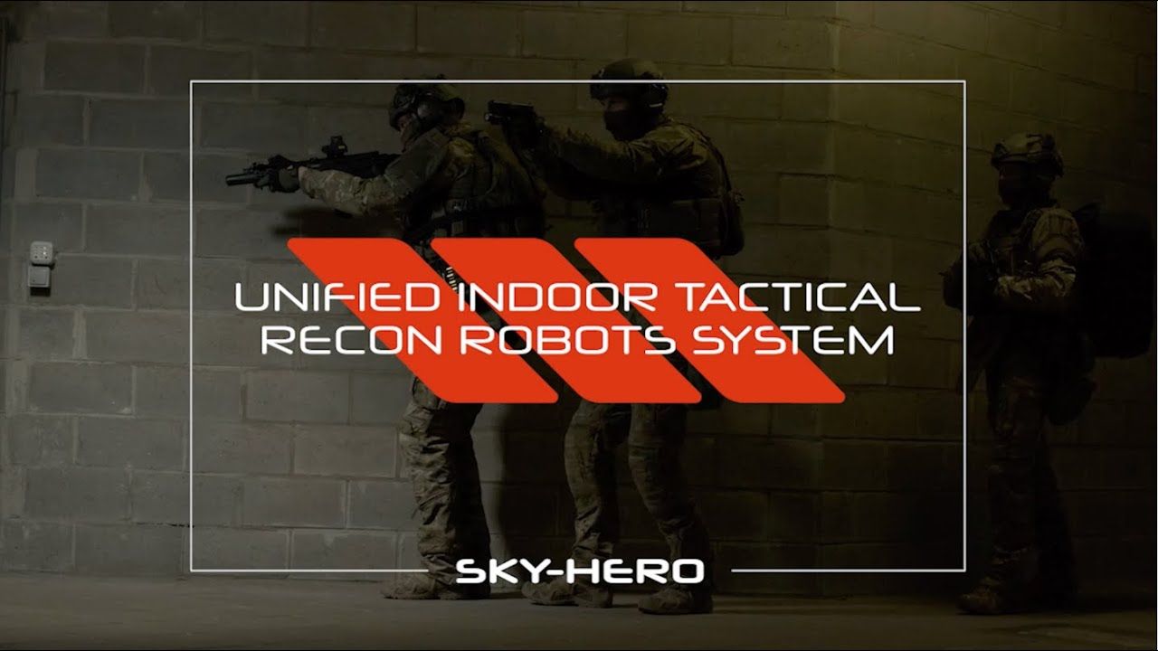 Sky-Hero Unified Indoor Tactical Recon Robots System | Loki MkII & Sigyn MkI