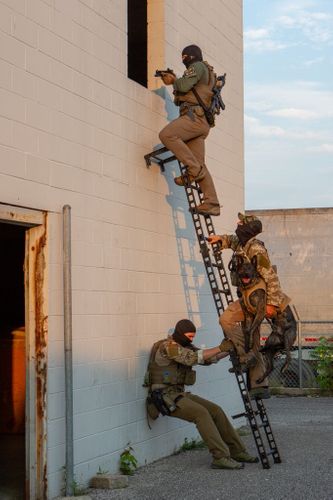 AAA - Range of Aluminium Foldable Assault Ladders