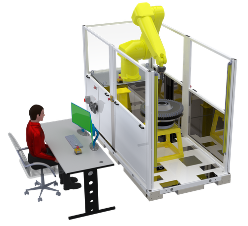 Eddy current test cell