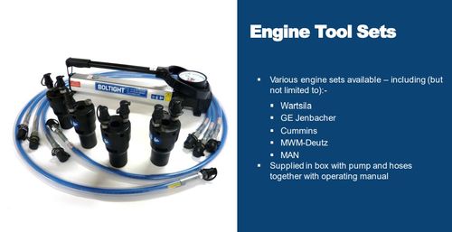 Tensioning Tool Sets For  Gas & Diesel Engines