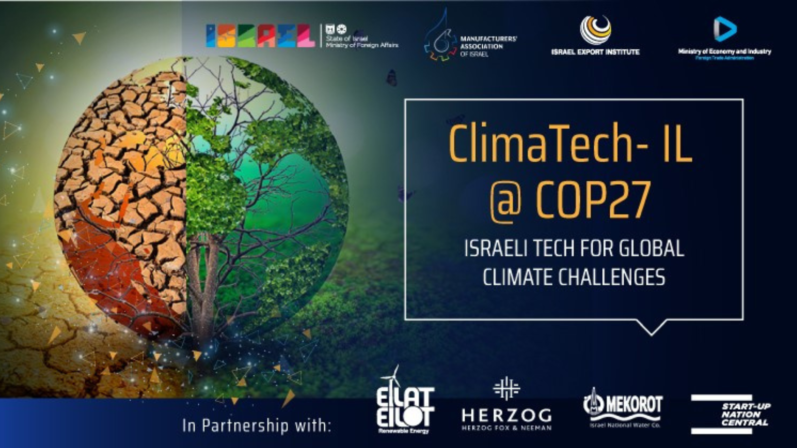 ClimaTech-IL at COP27: Israeli Tech for Global Climate Challenges