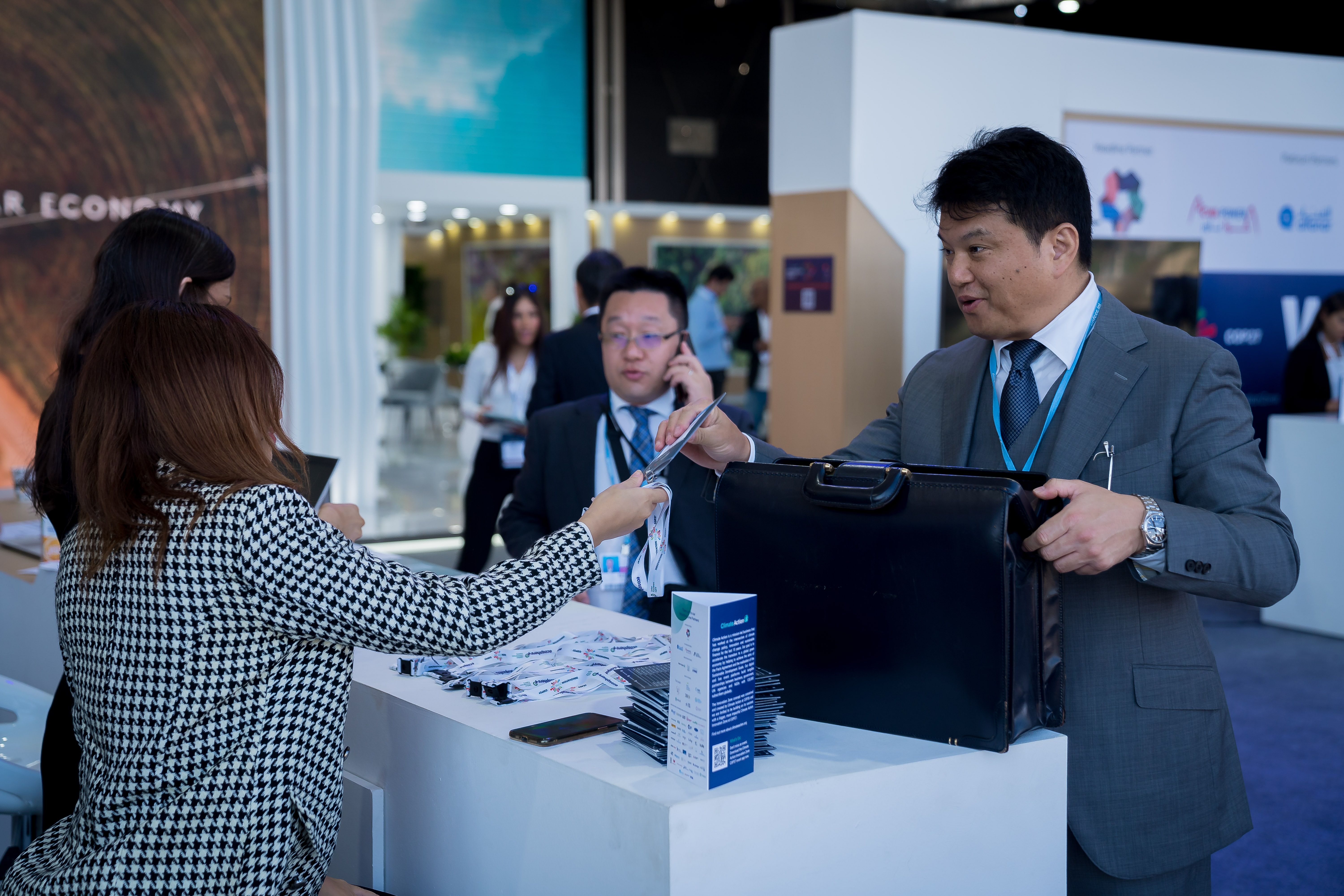 Registration desk