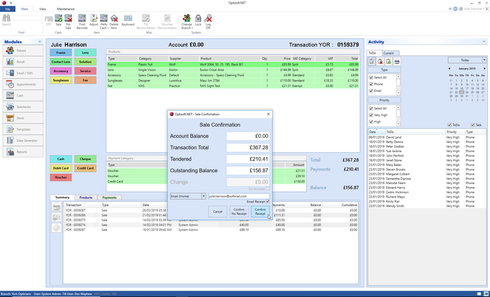 Cash Module