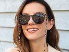 Viven – Dainty Black & Silver Seed Beads Glasses Chain
