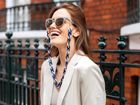 Ema – Marble Blue & Marble Cream chunky acrylic glasses chain