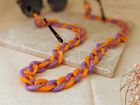 Austin – Glasses chain – Lilac and Orange chunky acrylic chain