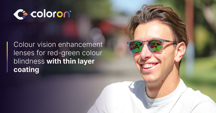 Thin-layer coated filter lens