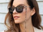 Viven – Dainty Black & Silver Seed Beads Glasses Chain
